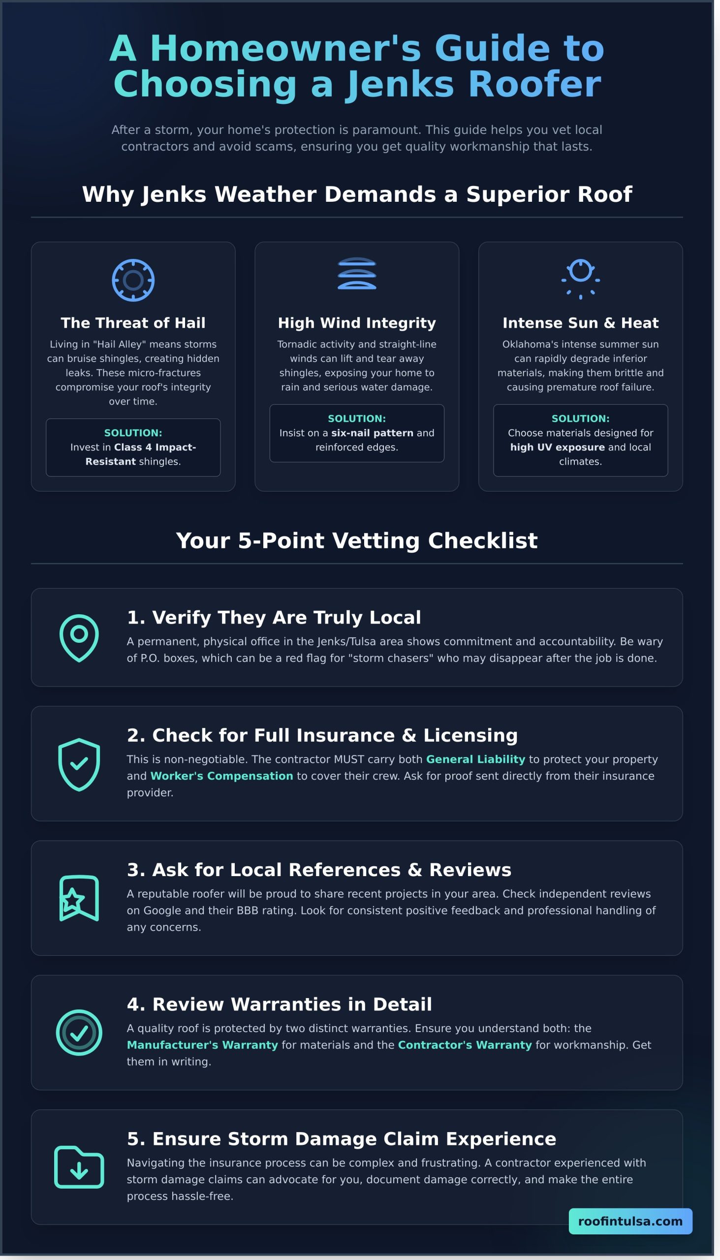 Jenks OK Roofing Contractors: A Homeowner's Guide for 2026