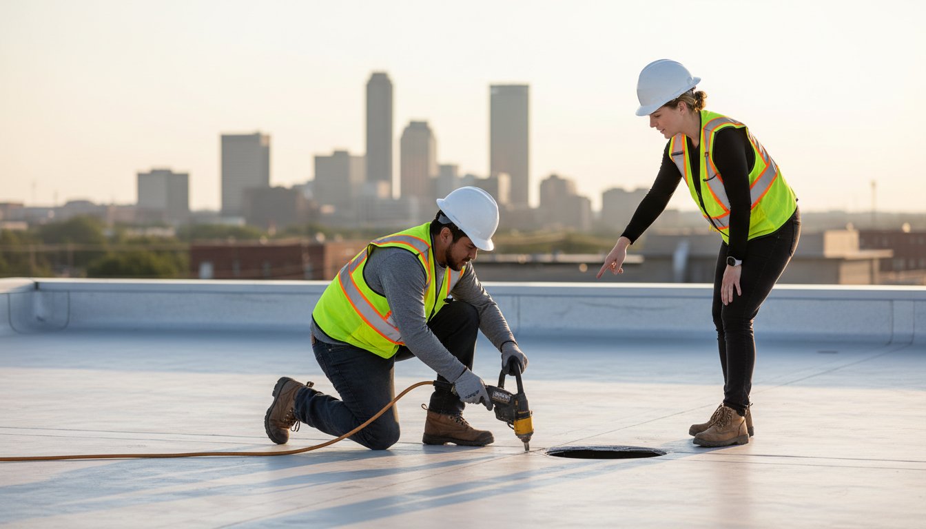 Hiring Flat Roofing Contractors in Tulsa: A Business Owner's Guide