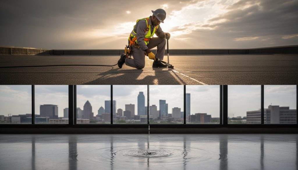 Why Is My Commercial Roof Leaking? Common Causes & Tulsa Solutions