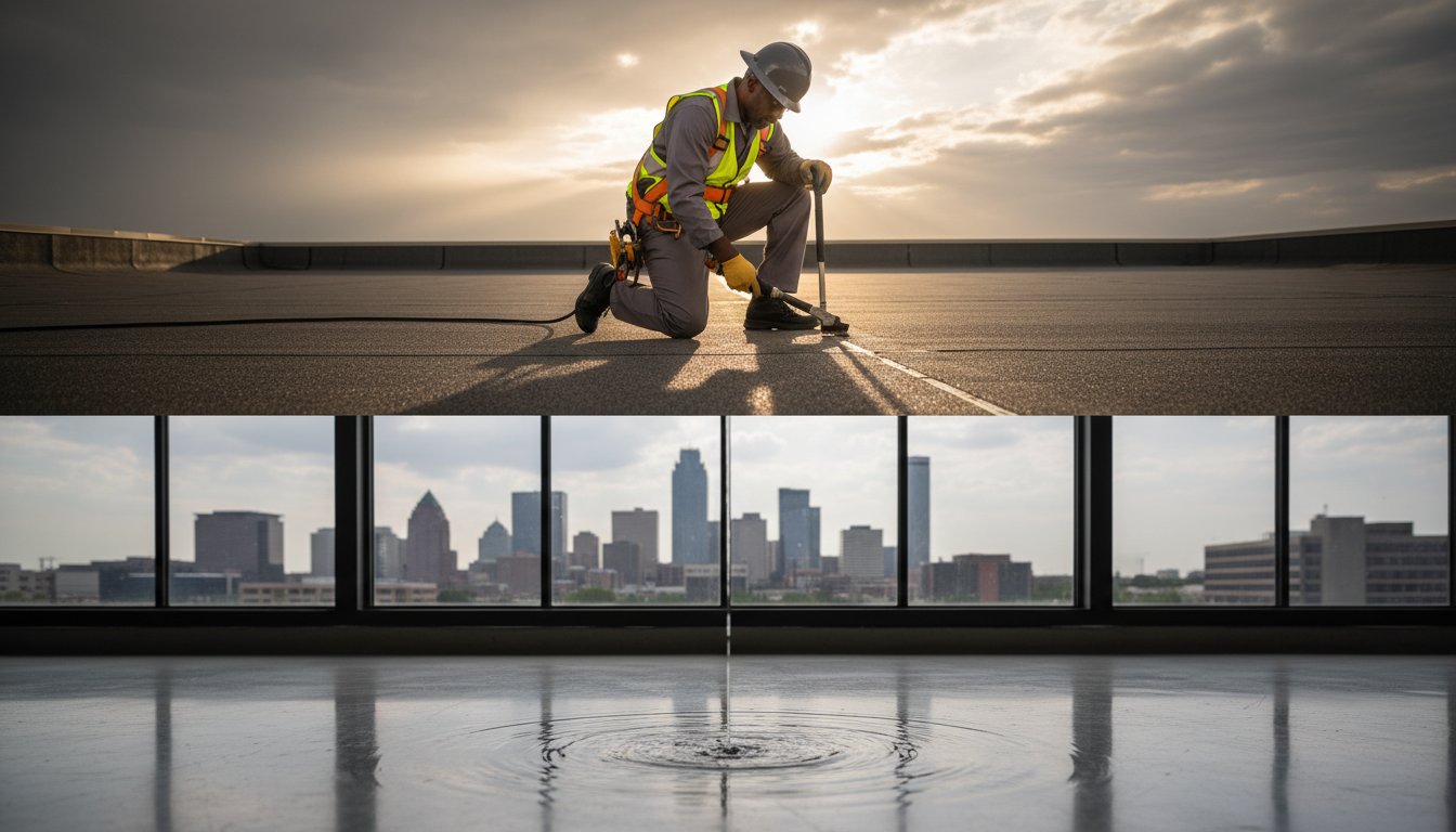 Why Is My Commercial Roof Leaking? Common Causes & Tulsa Solutions