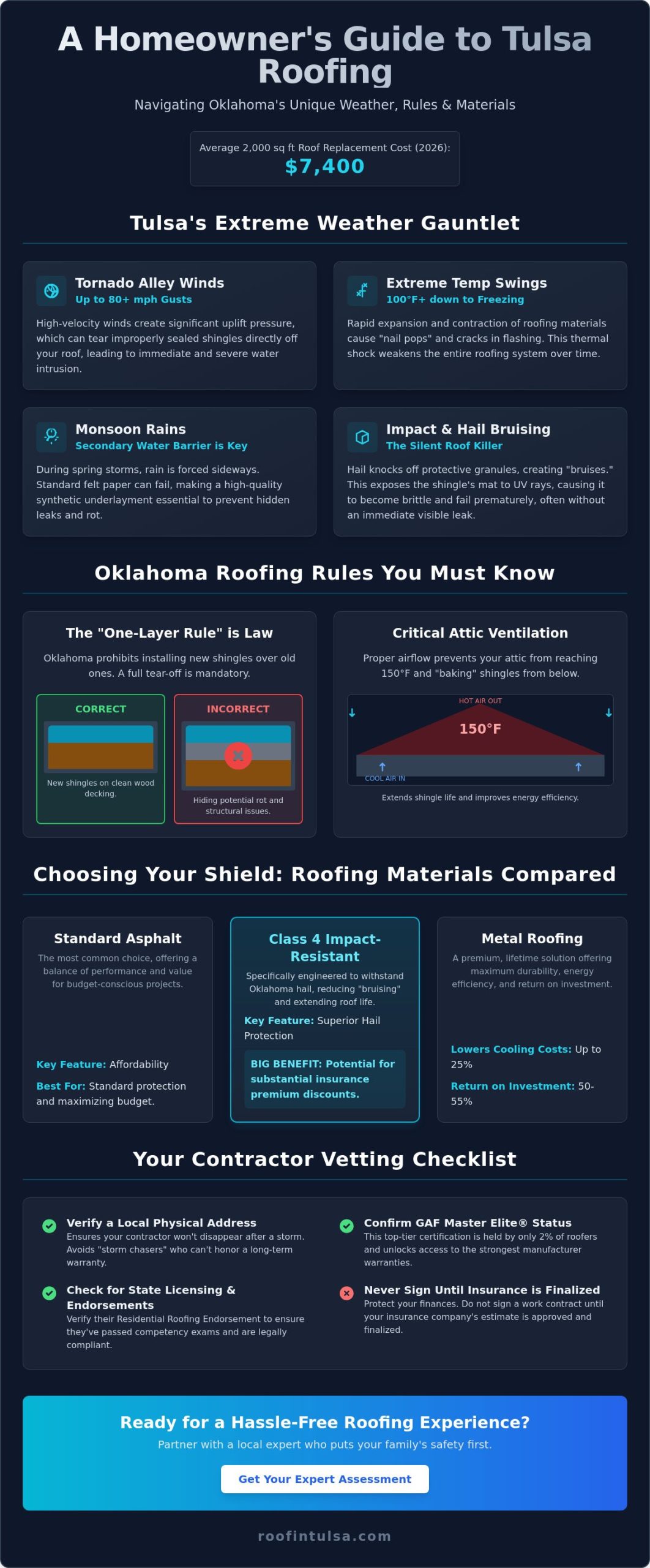 Comprehensive Tulsa Area Roofing Services: Protecting Your Home in 2026