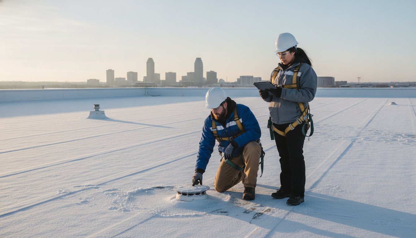 Commercial Roof Winter Damage Repair in Tulsa: Protecting Your Business in 2026