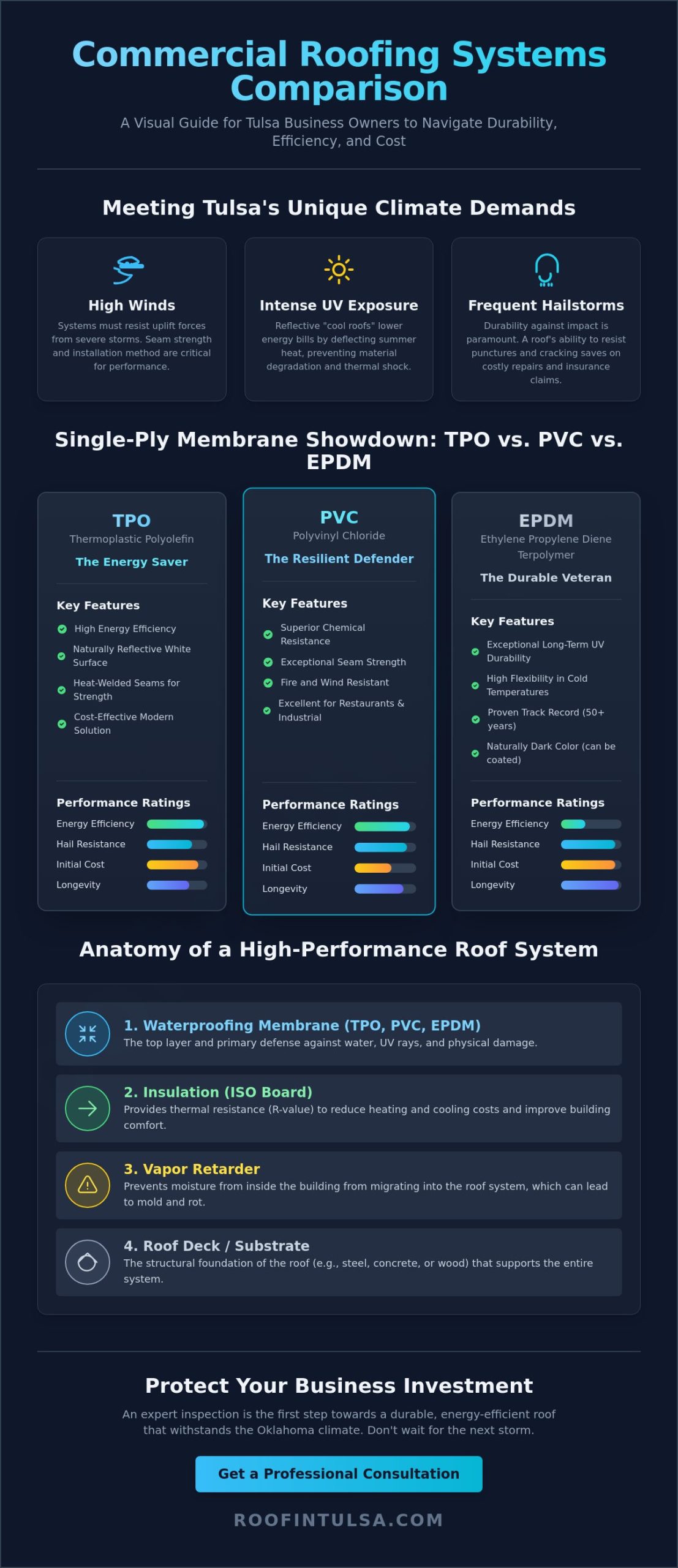 Commercial Roofing Systems Comparison: The Best Options for Tulsa Businesses in 2026