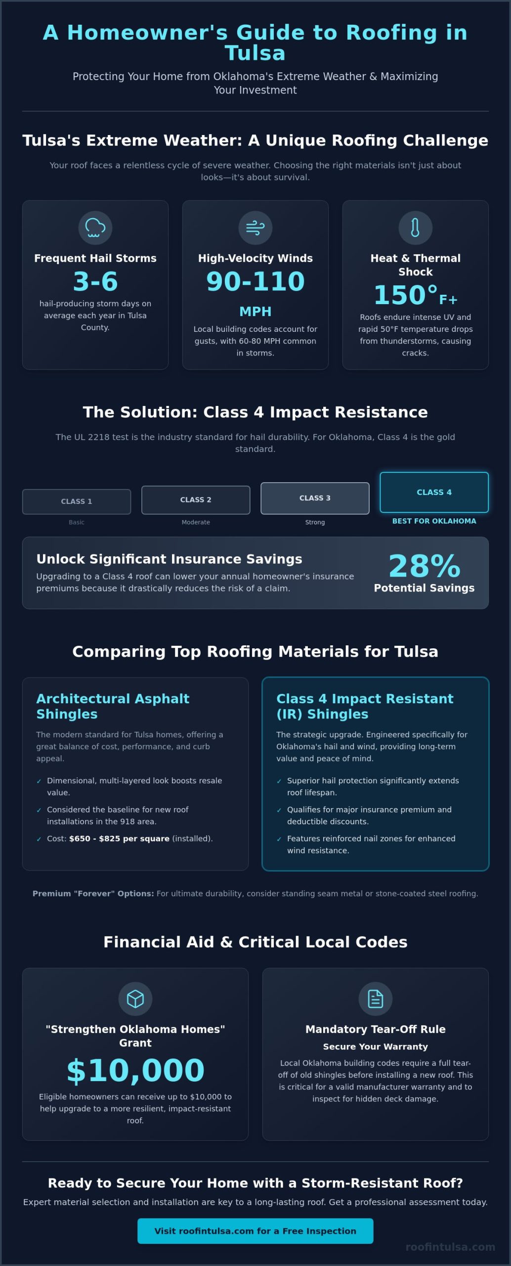Best Roofing Materials for Tulsa Homes: A 2026 Climate-Ready Guide