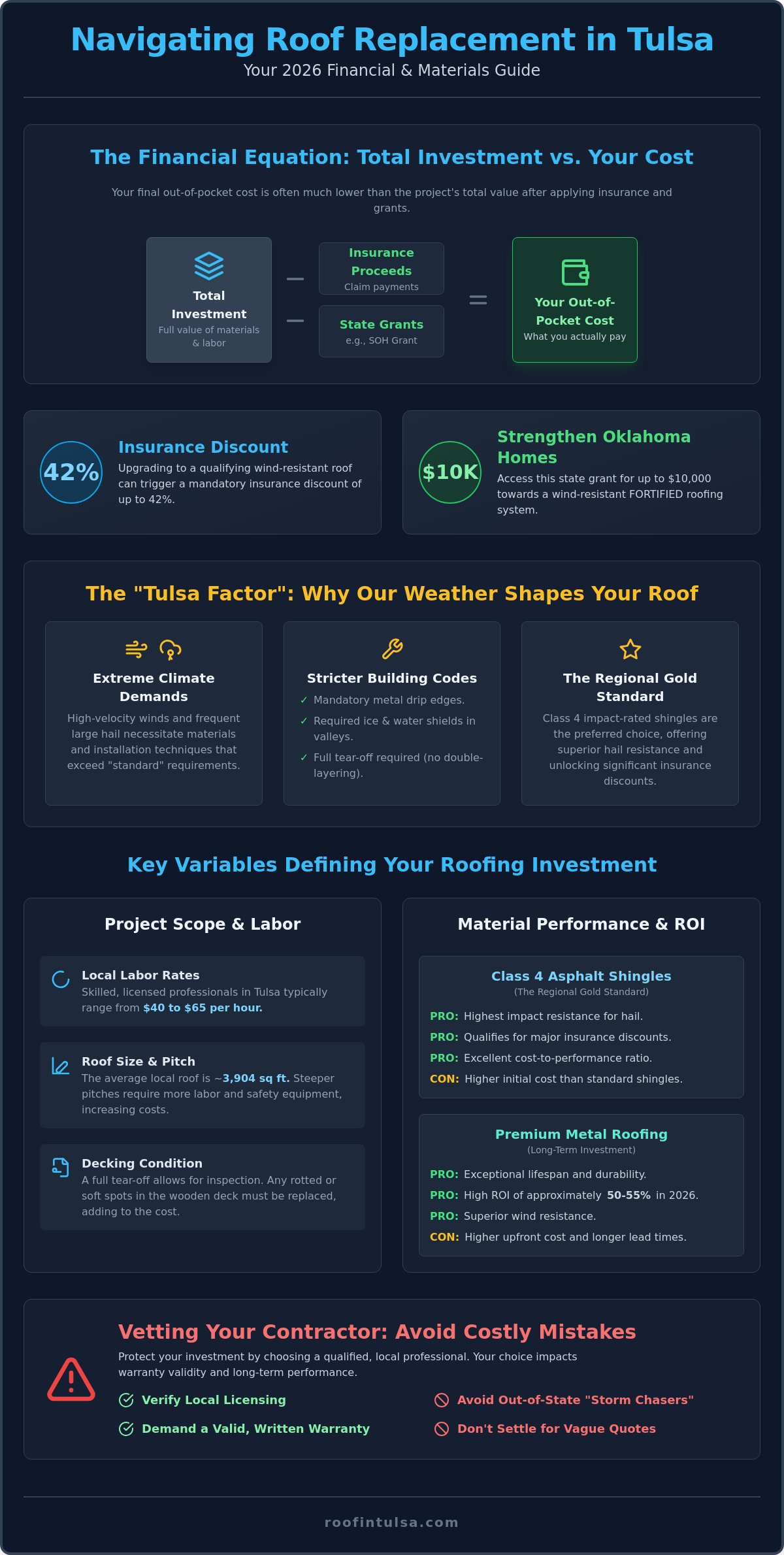 2026 Roof Replacement Cost Tulsa: The Complete Homeowner’s Pricing Guide
