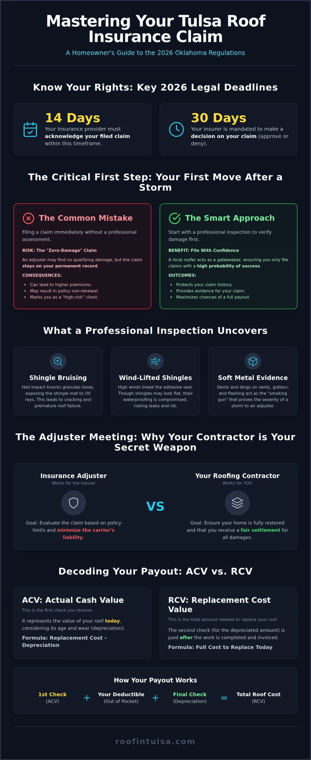 Navigating the Tulsa Roof Insurance Claim Process: A Step-by-Step Homeowner’s Guide (2026)