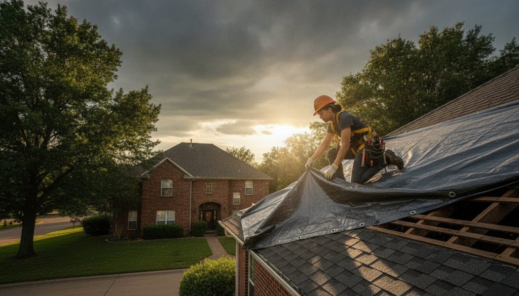 Tulsa Emergency Roof Tarping: Protect Your Home in 2026