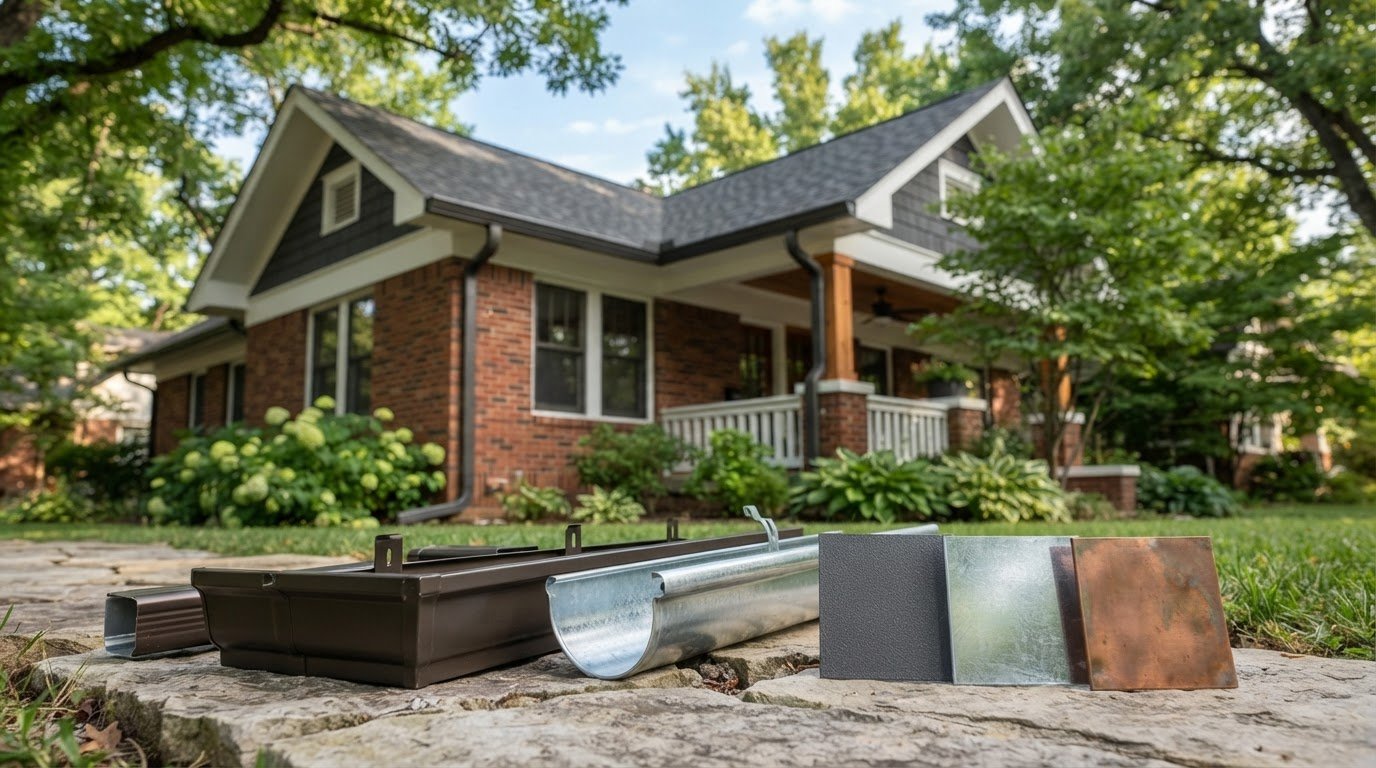 Compare Gutter Shapes and Materials for Your Home